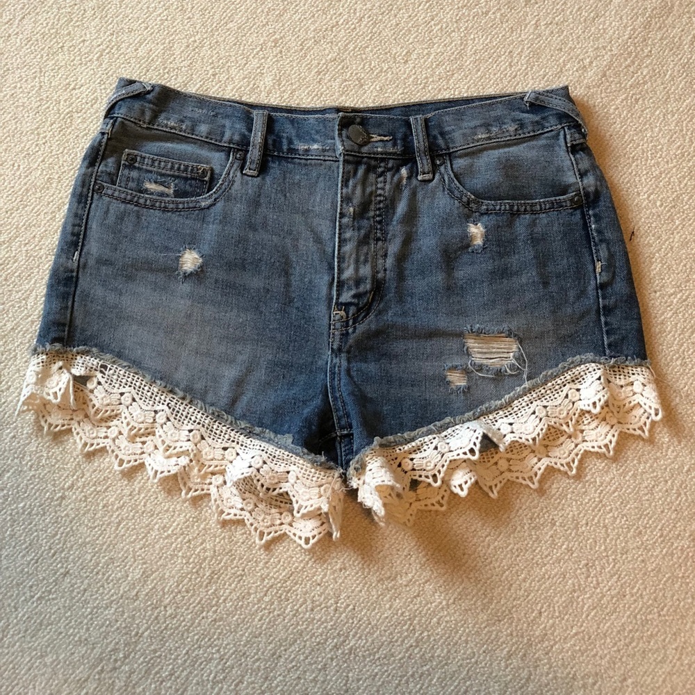 Free People jean shorts